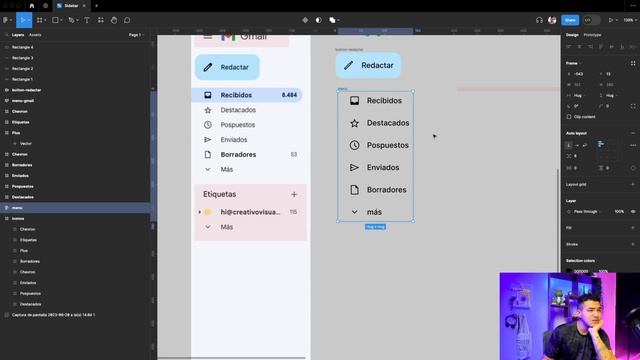 Sidebar gmail en figma - Tutorial de figma #02 смотреть онлайн