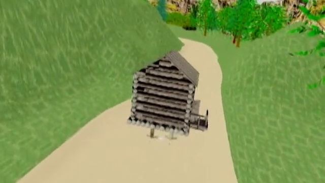 3d max Избушка на курьих ножках смотреть онлайн