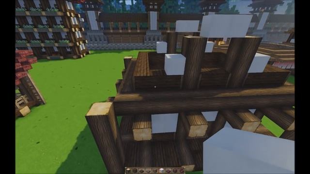 Как построить японский дом (кофейня) в Minecraft (Япония) смотреть онлайн