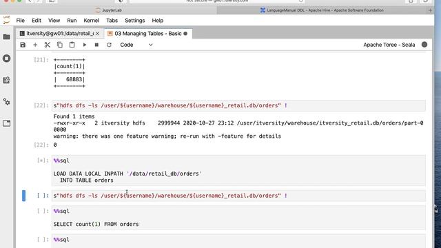 Spark SQL - Basic DDL and DML - Loading Data - Append and Overwrite смотреть онлайн