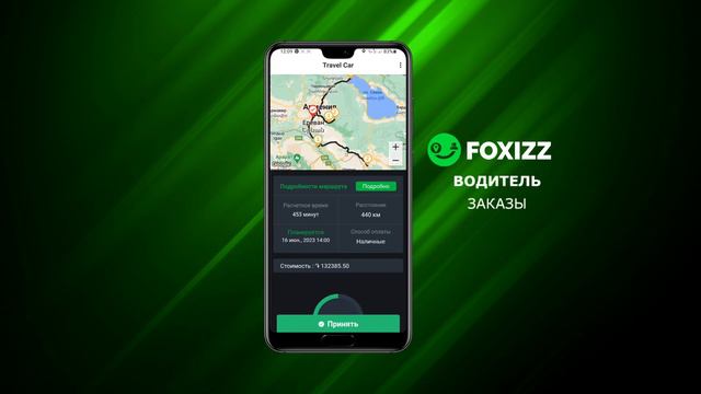 FOXIZZ Водитель - Заказы