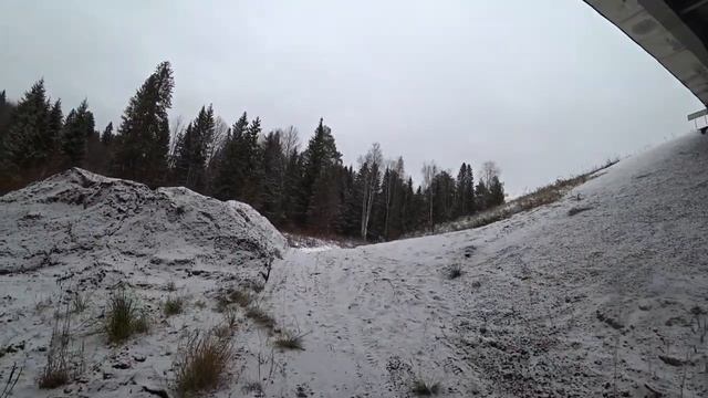 По первопутку в лес. Костер. Журавли. Пермь. 24 окт 2020. смотреть онлайн