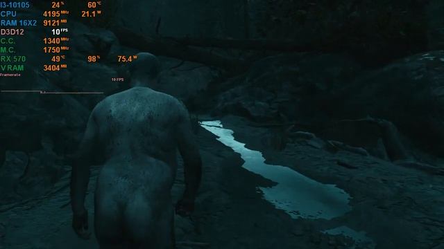 Alan Wake 2 RX 570(I3-10105) Benchmark смотреть онлайн
