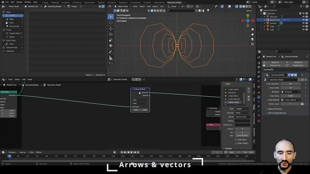 Procedural Magnetic Field Animation in Geometry nodes - Blender tutorial ENG смотреть онлайн