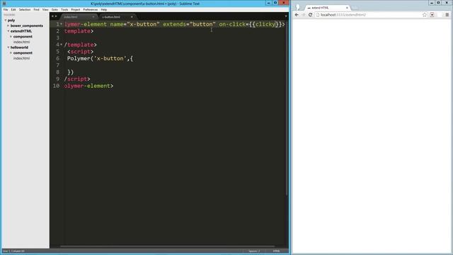 Polymer: Extend HTML Elements смотреть онлайн
