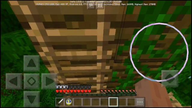 Дом на дереве в Minecraft PE 1.8. Обзор карты  Tree House для майнкрафт. Класная база в джунглях)))