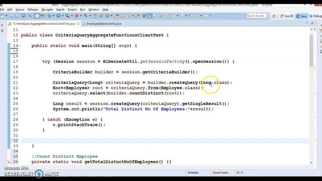 Hibernate 5:Mapping result of aggregate query to Data transfer Object(DTO) смотреть онлайн