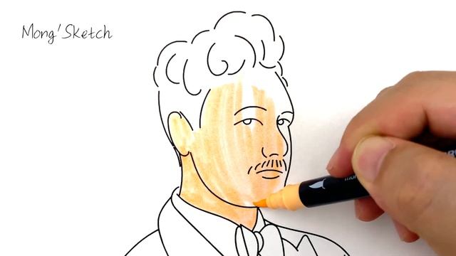 Drawing & Coloring and Fan Art Taika Waititi | Mong'Sketch No.39 смотреть онлайн