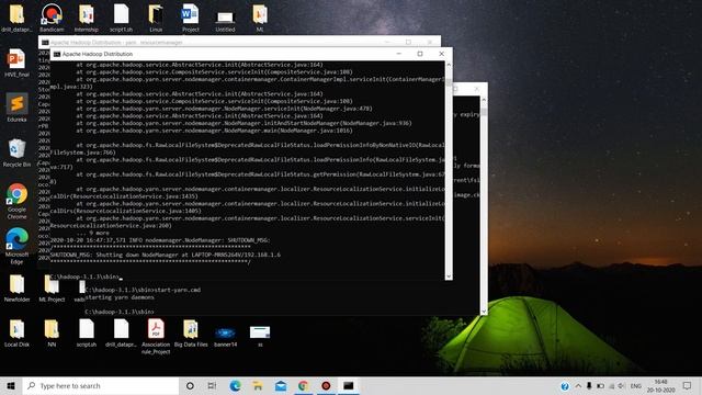Error Solved: Hadoop Shutting Down DataNode/NodeManager/ResourceManager at Pc Name/IPAddress Window смотреть онлайн