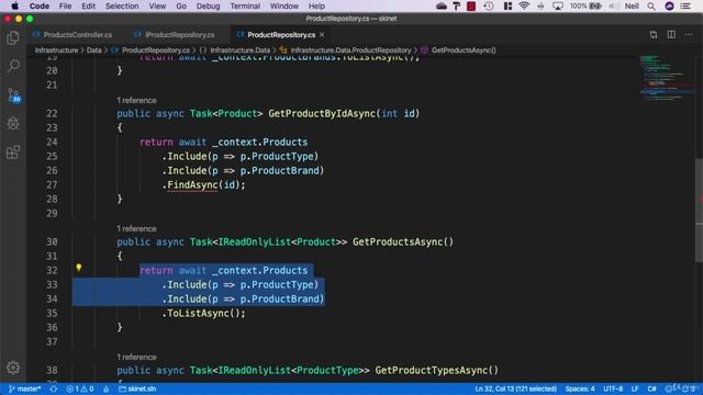 031 Eager loading of navigation properties смотреть онлайн
