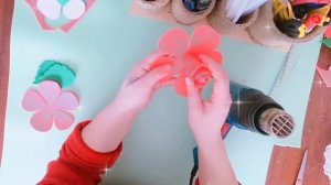 МК маленькой розы из изолона без клея