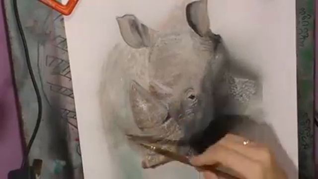 Рисуем носорога смотреть онлайн