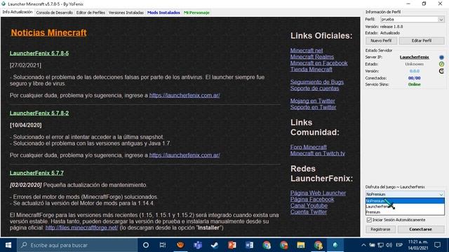 Como Descargar El Launcher Fenix (MINECRAFT)_Java y Optifine Gratis смотреть онлайн