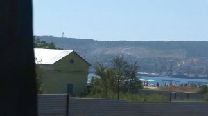 Поезд Феодосия-Харьков, вид на море