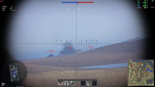 War Thunder Ryzen 3 2200G Vega 8 (1080P)