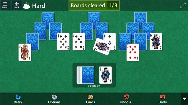 Microsoft Solitaire Collection: TriPeaks - Hard - June 12, 2023 смотреть онлайн