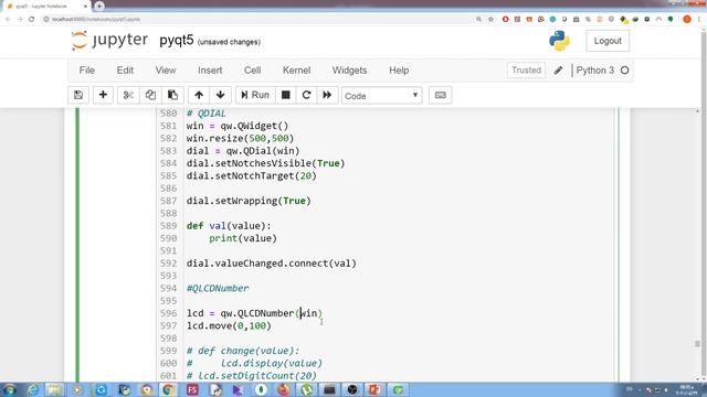 الحلقة (11) PYTHON 3.7. كيف تقوم بعمل GUI باستخدام python الجزء الحادي عشر QDial, QLCDNumber смотреть онлайн