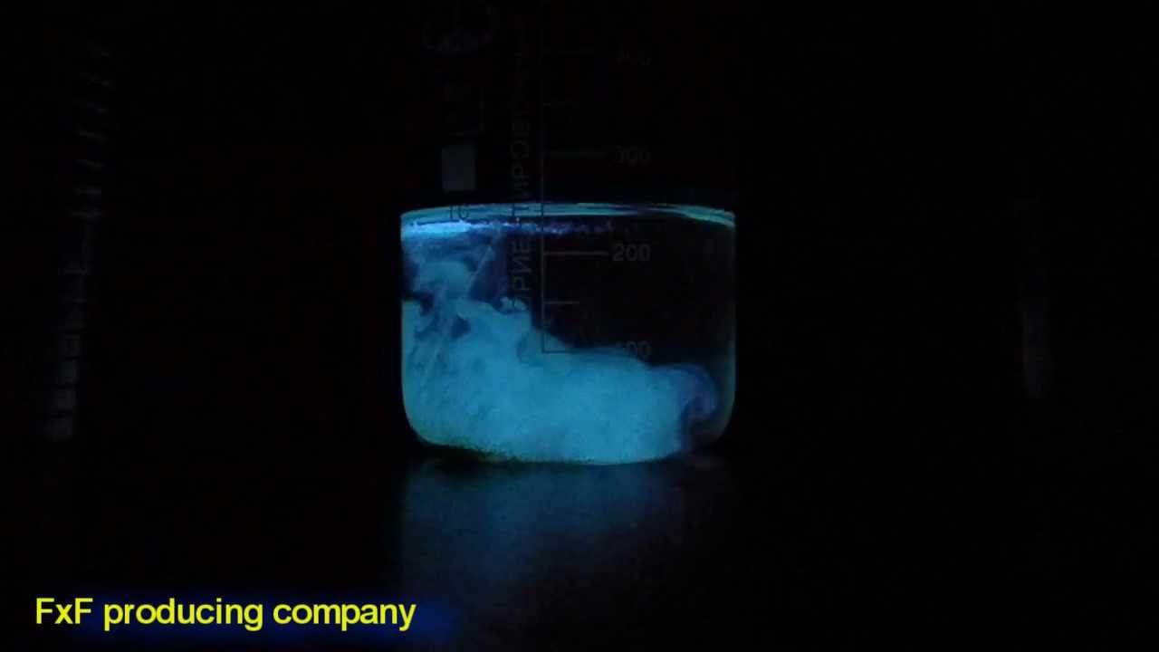 Опыты с люминолом. Luminol Luminescence
