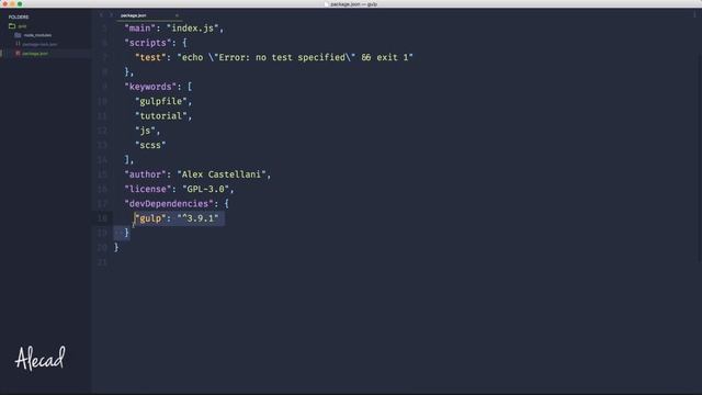 Gulp from Scratch: How to Create the Package.JSON File смотреть онлайн