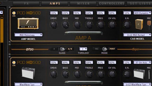 Pod HD 500 Tone Demo Review Clean Crunch & Heavy Music by Todd Weller смотреть онлайн