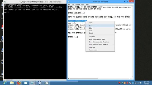 Banking Management System Project java + mysql смотреть онлайн