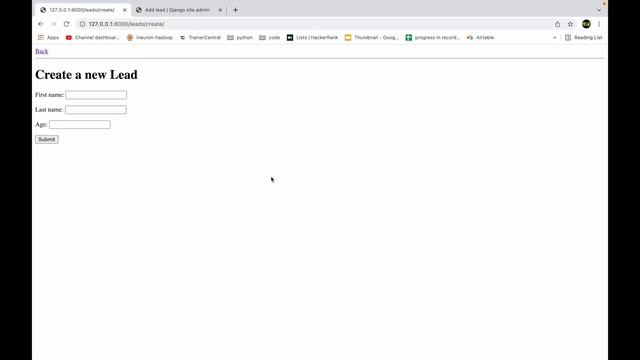 Python Django Tutorial for Beginners | forms and lead create view смотреть онлайн