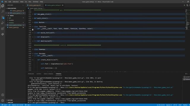 OpenGL with Python Tutorial 13.2: Menu system with text смотреть онлайн