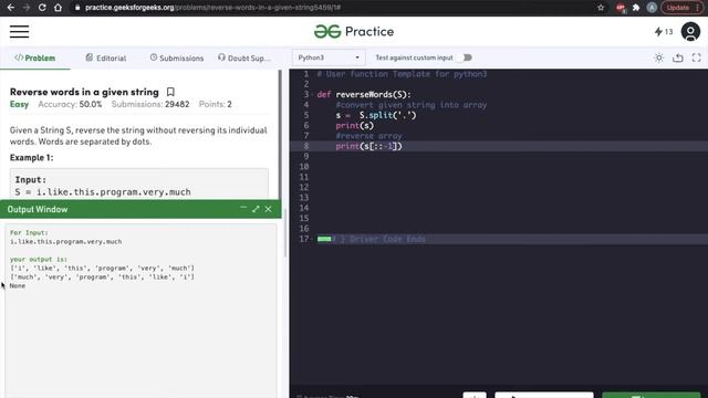 Problem #1 - Reverse words in a given string | Problem Solving Series | Beginner to Advanced смотреть онлайн