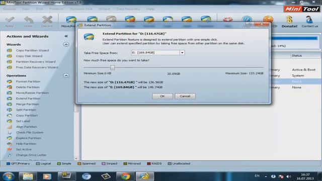 А как увеличить объём на жостком диске? смотреть онлайн