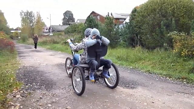 22 09 13 Трайк или трехколесный веломобиль смотреть онлайн
