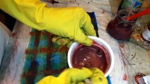 Красим ткани акриловыми красками. МК.