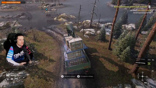 SNOWRUNNER прохождение СКАНДИНАВИЯ ► Карта: Горная гряда, Край озер ► БУРЛАК ► RTX 4090 #3 смотреть онлайн