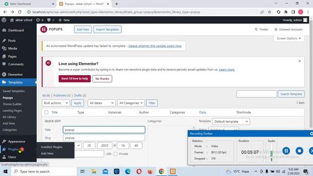 how to create a popup form in wordpress elementor смотреть онлайн