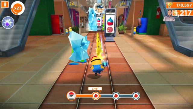 Minions PC Game Minion Rush Starfish Minion Run 8,000 Meters The Mall | Lv 120