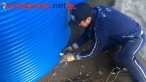 Врезка отвода в пластиковую емкость