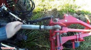 Плуг Виракс (wirax)  2-х корпусной для минитрактора//Обзор и сравнение с китайским 1L-320