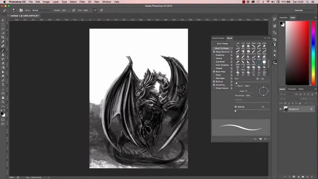 Speed Sketch Dragon - 40 minutes смотреть онлайн