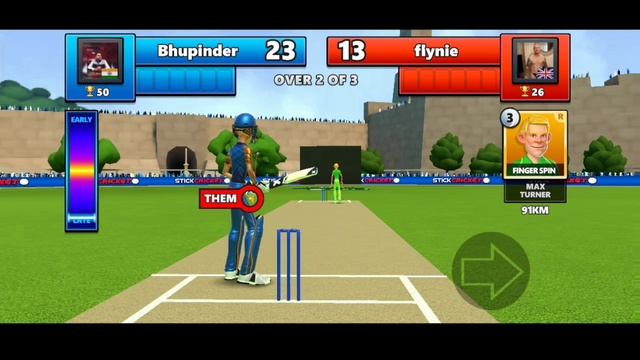 Stick Cricket Live Game Play Match 2 смотреть онлайн