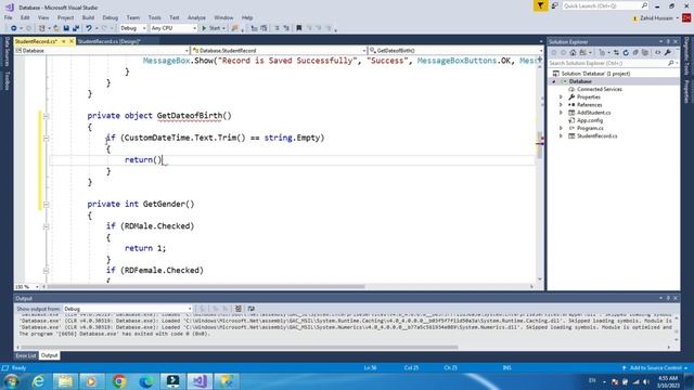 C# How to Save null Values in SQL database смотреть онлайн