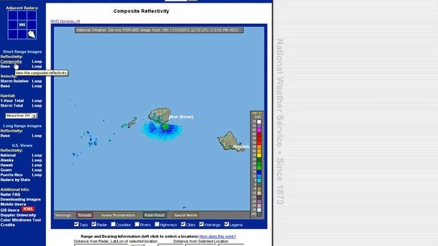 Radar Information on www.weather.gov/hawaii смотреть онлайн