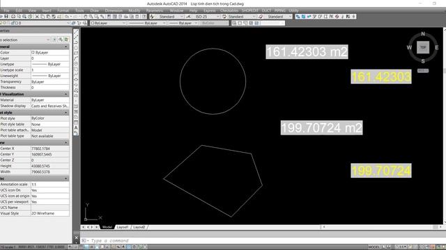 ✅ Lisp CAD #5: Lisp tính diện tích trong Cad cực hay, lệnh tắt QA; QL; QM смотреть онлайн