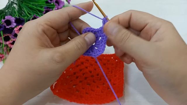 Төртбұрышты салфетка.Тоқып үйрену. смотреть онлайн