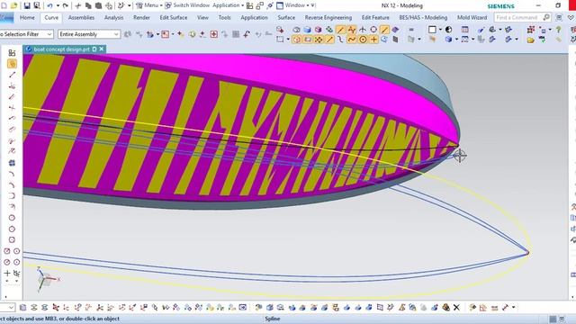 Motor Boat Concept Design | Siemens NX Rendering