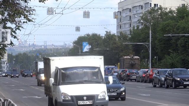 большая пробка на проспекте 24 06 2023.новости дорожные город уфа. проспект октября смотреть онлайн