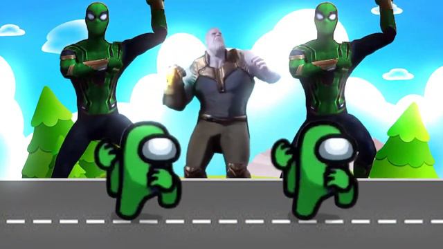 4 spider man tv go fun dancing among us - wrong heads - Among us dance - siren head amoungus смотреть онлайн
