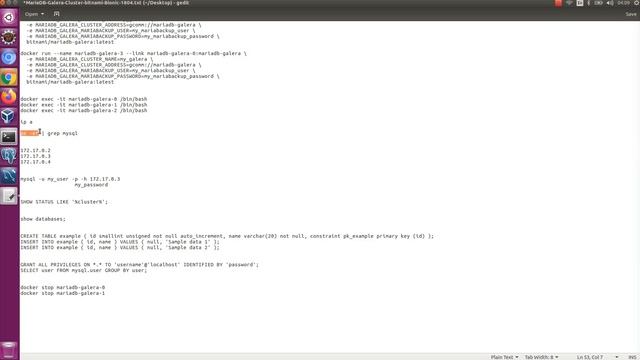 MariaDB Galera Cluster : 4 Nodes Multimaster On Docker