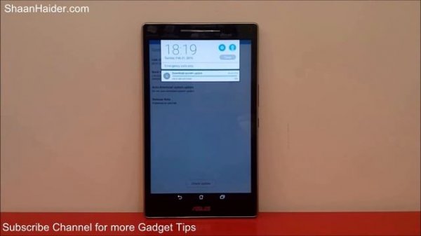How to Update Software and OS of ASUS Zenpad 8.0