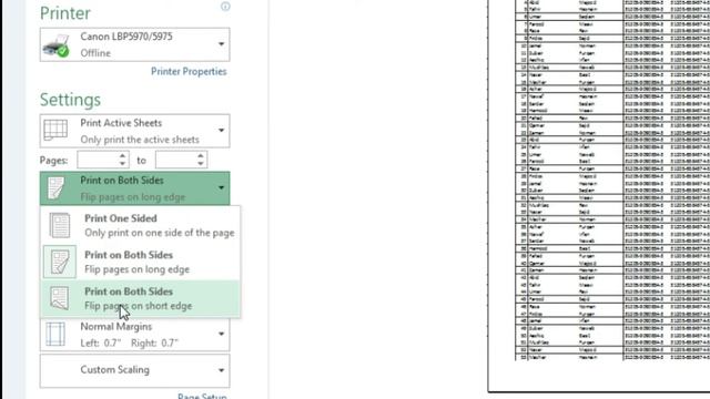 Print on both sides long edge short edge смотреть онлайн
