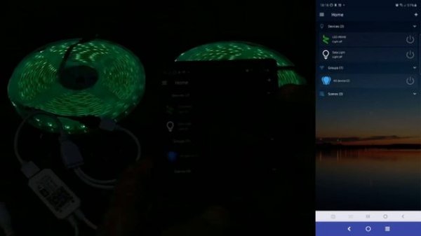 Magic Home Pro Smart LED Controller compatible with Google & Alexa smart assistants