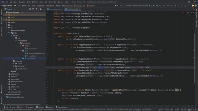 Minecraft 1.19 Forge Modding Tutorial | CUSTOM BLOCKS | #3 смотреть онлайн